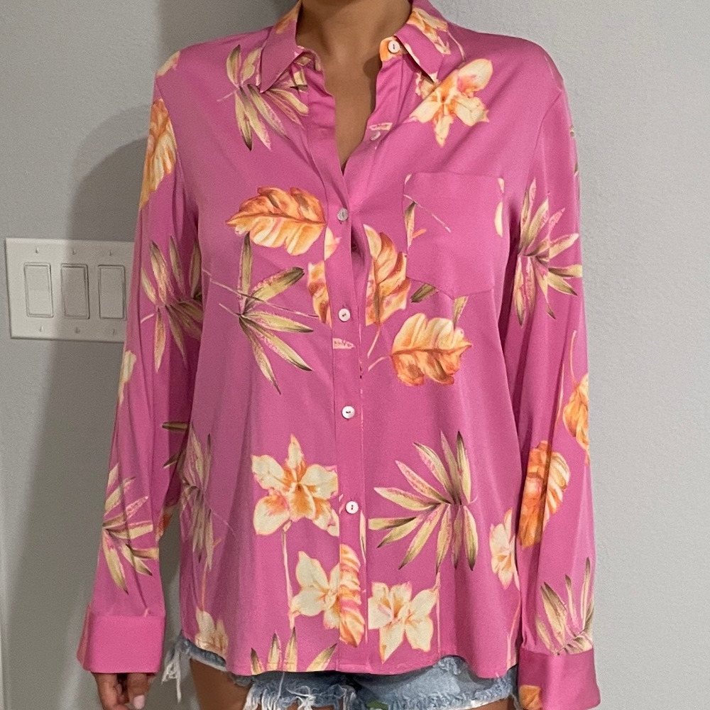 Burns Silk Blouse Sz 6